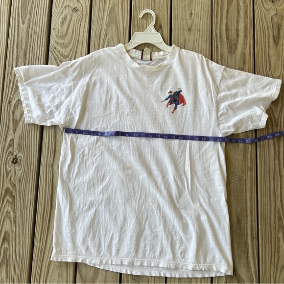Superman XL vintage t-shirt tee 90s 1994 DC Comics Tultex Man of Steel rare - Picture 6 of 7